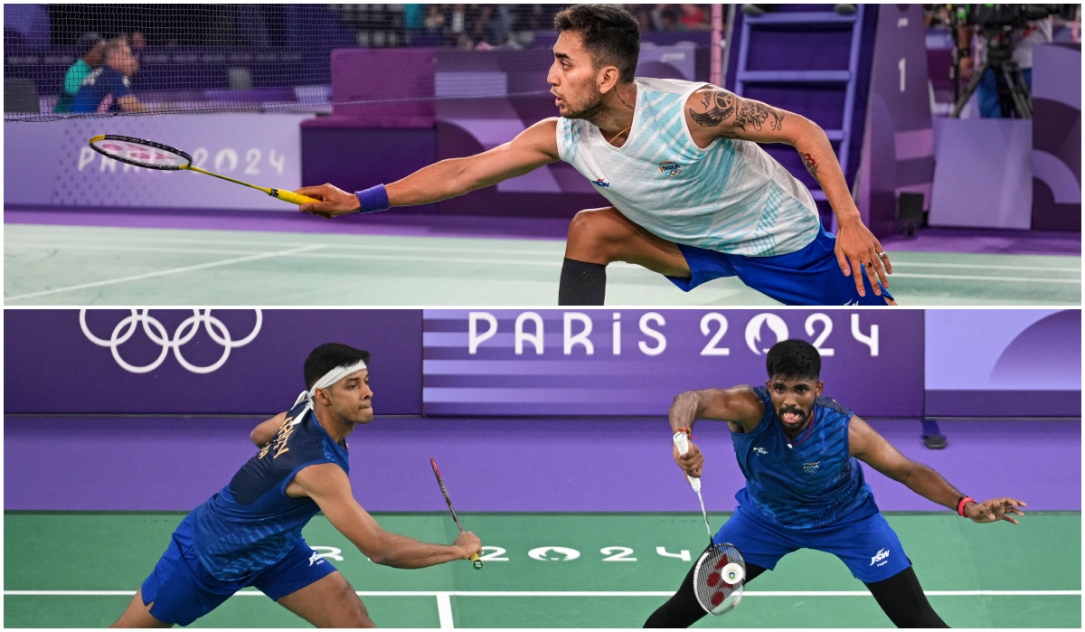 Lakshya Sen (Top) and men's doubles pair Satwiksairaj Rankireddy and Chirag Shetty made winning starts at Paris Olympics 20